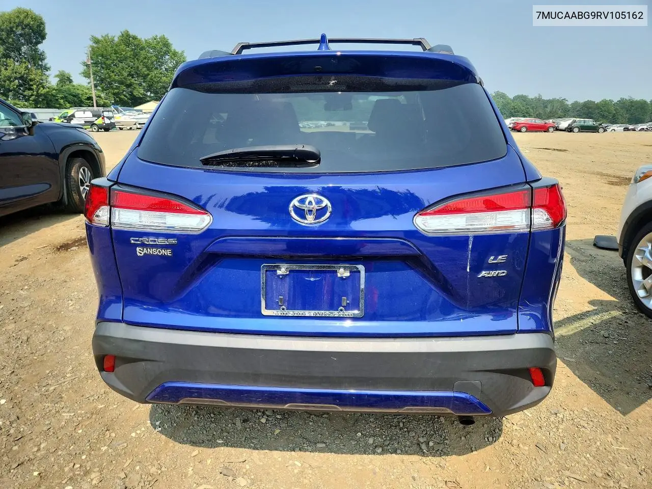 2024 Toyota Corolla Cross Le VIN: 7MUCAABG9RV105162 Lot: 61315536
