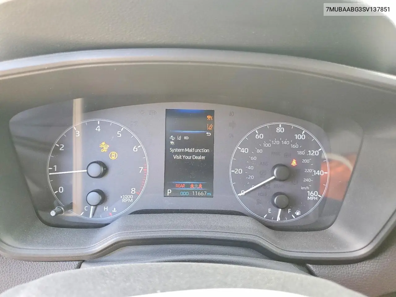 2025 Toyota Corolla Cross Le VIN: 7MUBAABG3SV137851 Lot: 58002636