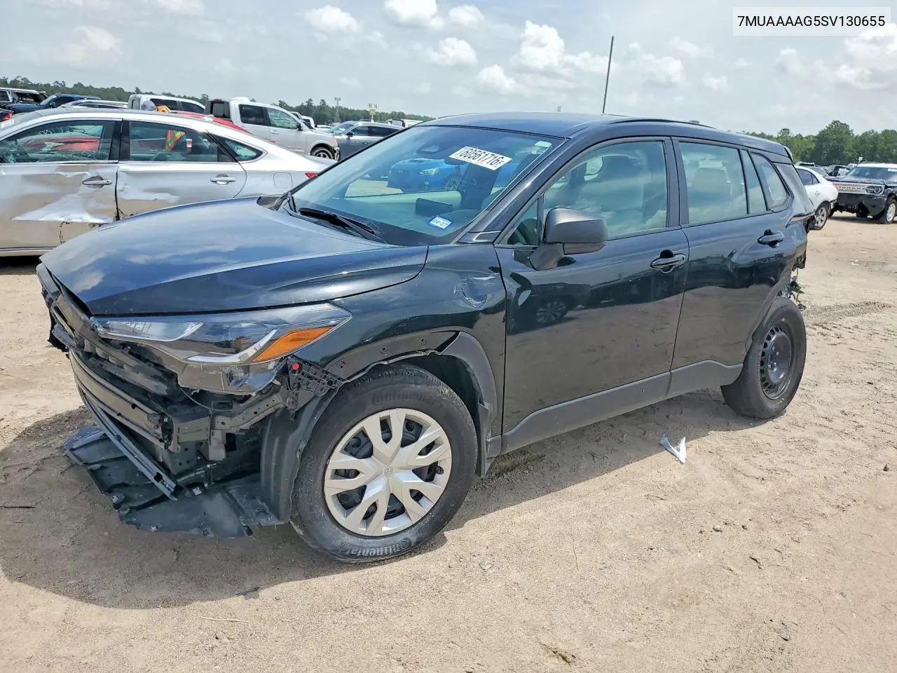 2025 Toyota Corolla Cross L VIN: 7MUAAAAG5SV130655 Lot: 60561716