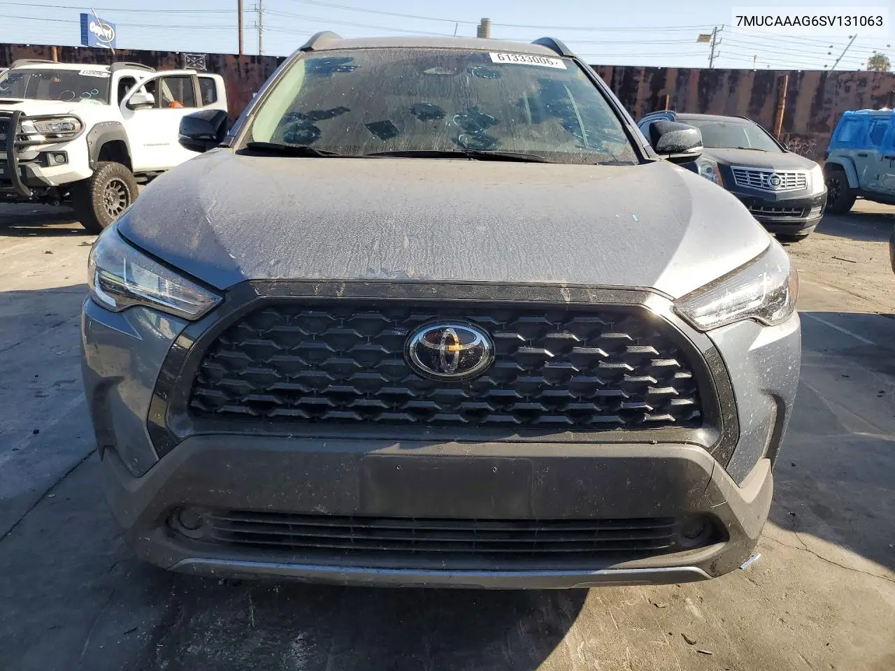 2025 Toyota Corolla Cross Le VIN: 7MUCAAAG6SV131063 Lot: 61333006