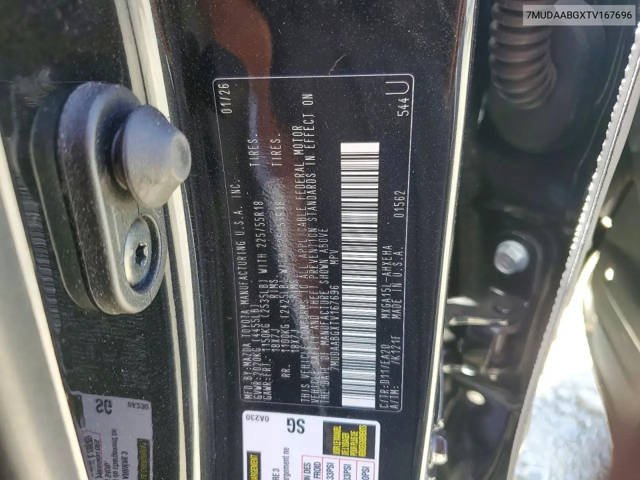 2026 Toyota Corolla Cross Xle VIN: 7MUDAABGXTV167696 Lot: 56696216