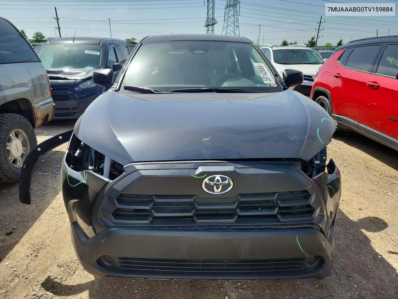 2026 Toyota Corolla Cross L VIN: 7MUAAABG0TV159884 Lot: 59140666