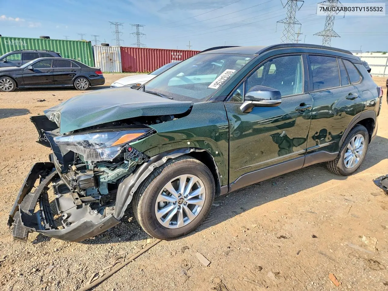 2026 Toyota Corolla Cross Le VIN: 7MUCAABG3TV155532 Lot: 60164756