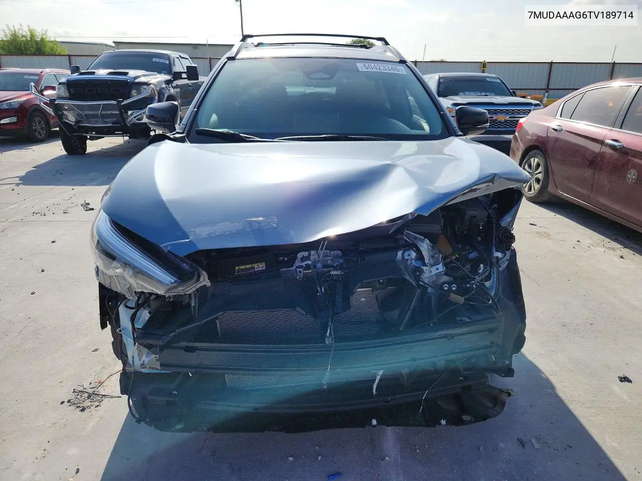 2026 Toyota Corolla Cross Xle VIN: 7MUDAAAG6TV189714 Lot: 60423346