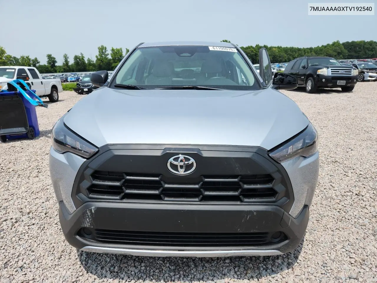 2026 Toyota Corolla Cross L VIN: 7MUAAAAGXTV192540 Lot: 61100076