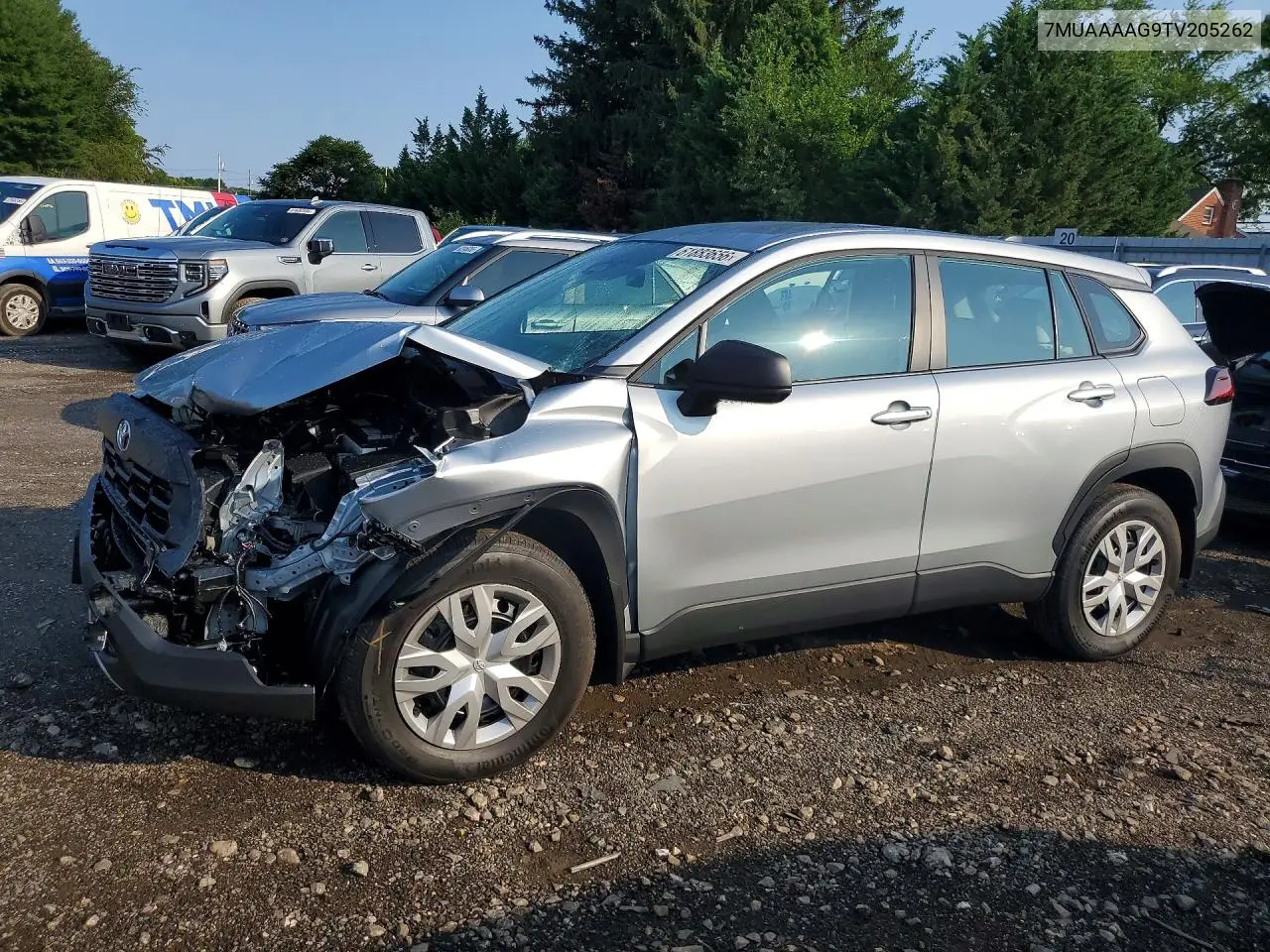 2026 Toyota Corolla Cross L VIN: 7MUAAAAG9TV205262 Lot: 61883656