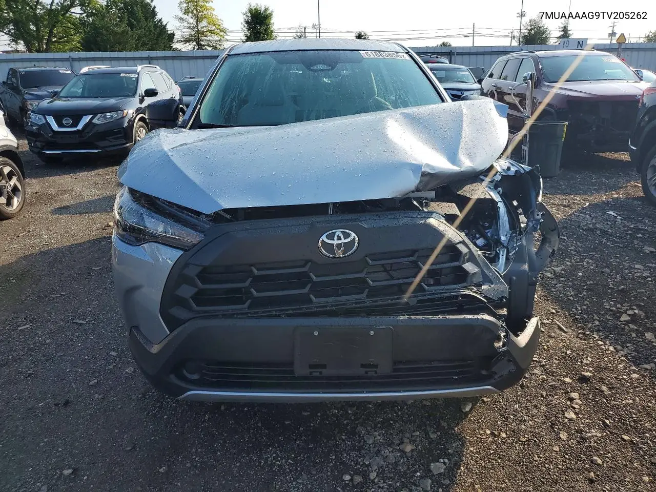 2026 Toyota Corolla Cross L VIN: 7MUAAAAG9TV205262 Lot: 61883656