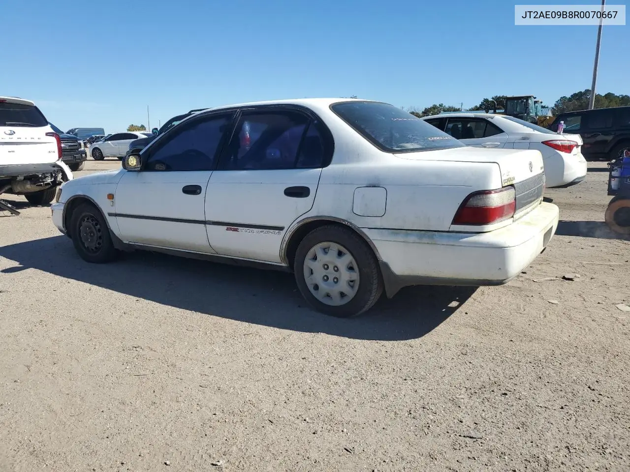 1994 Toyota Corolla Dx VIN: JT2AE09B8R0070667 Lot: 92318845