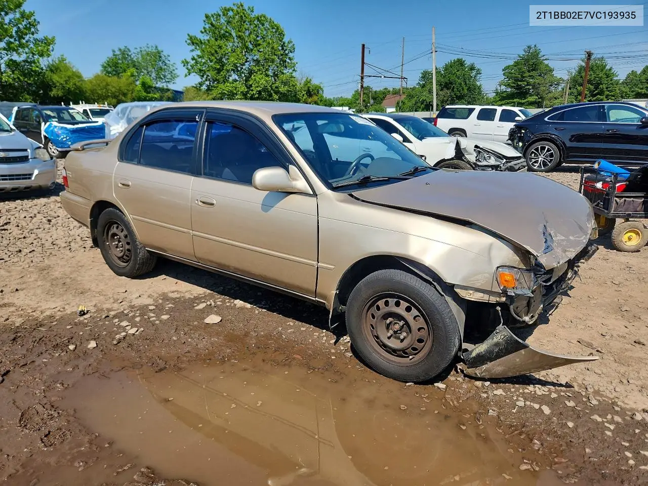1997 Toyota Corolla Dx VIN: 2T1BB02E7VC193935 Lot: 61169406