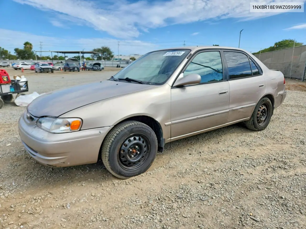 1998 Toyota Corolla Ve VIN: 1NXBR18E9WZ059999 Lot: 61788296