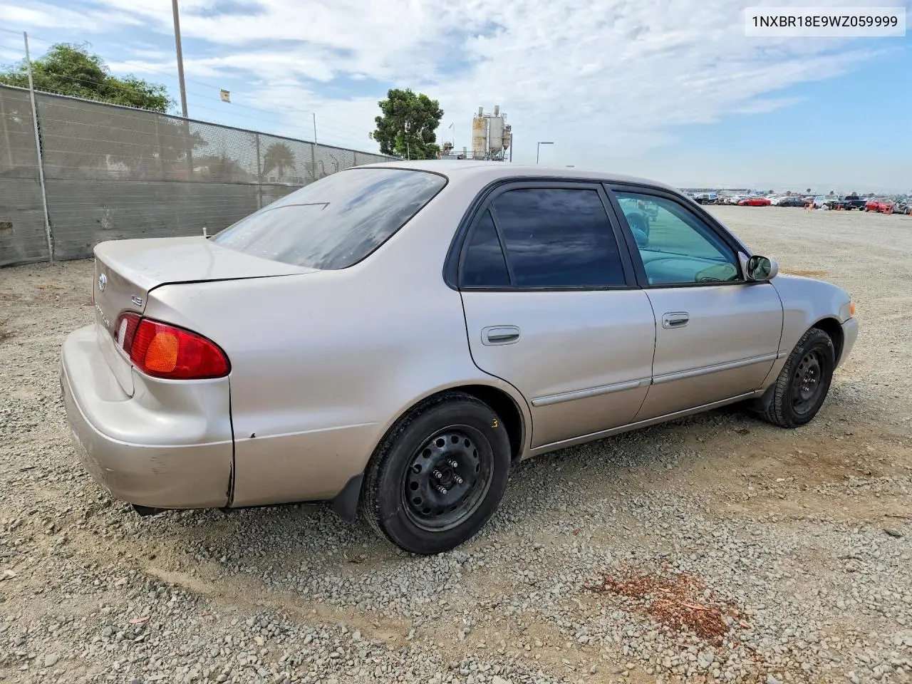 1998 Toyota Corolla Ve VIN: 1NXBR18E9WZ059999 Lot: 61788296