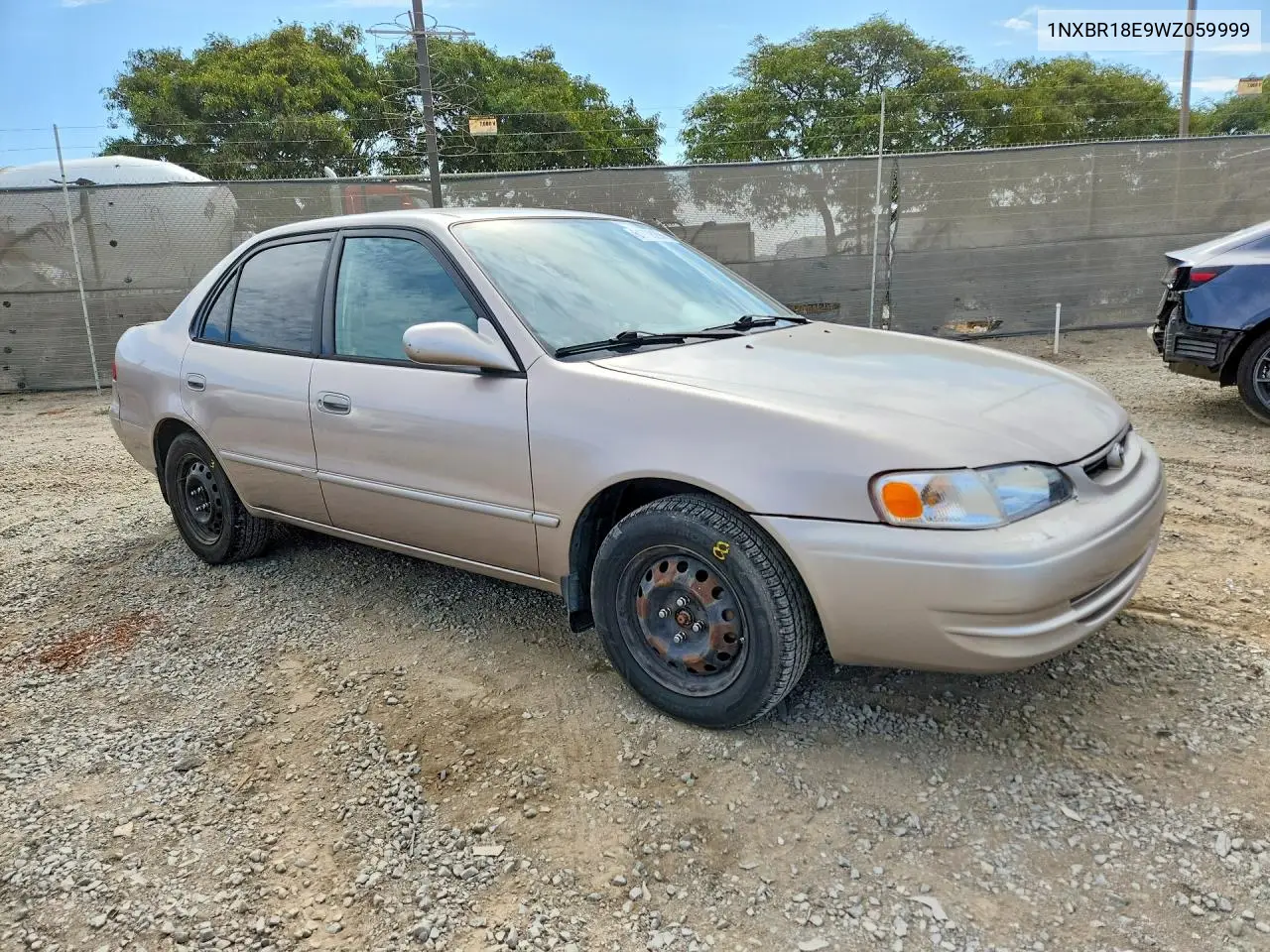 1998 Toyota Corolla Ve VIN: 1NXBR18E9WZ059999 Lot: 61788296
