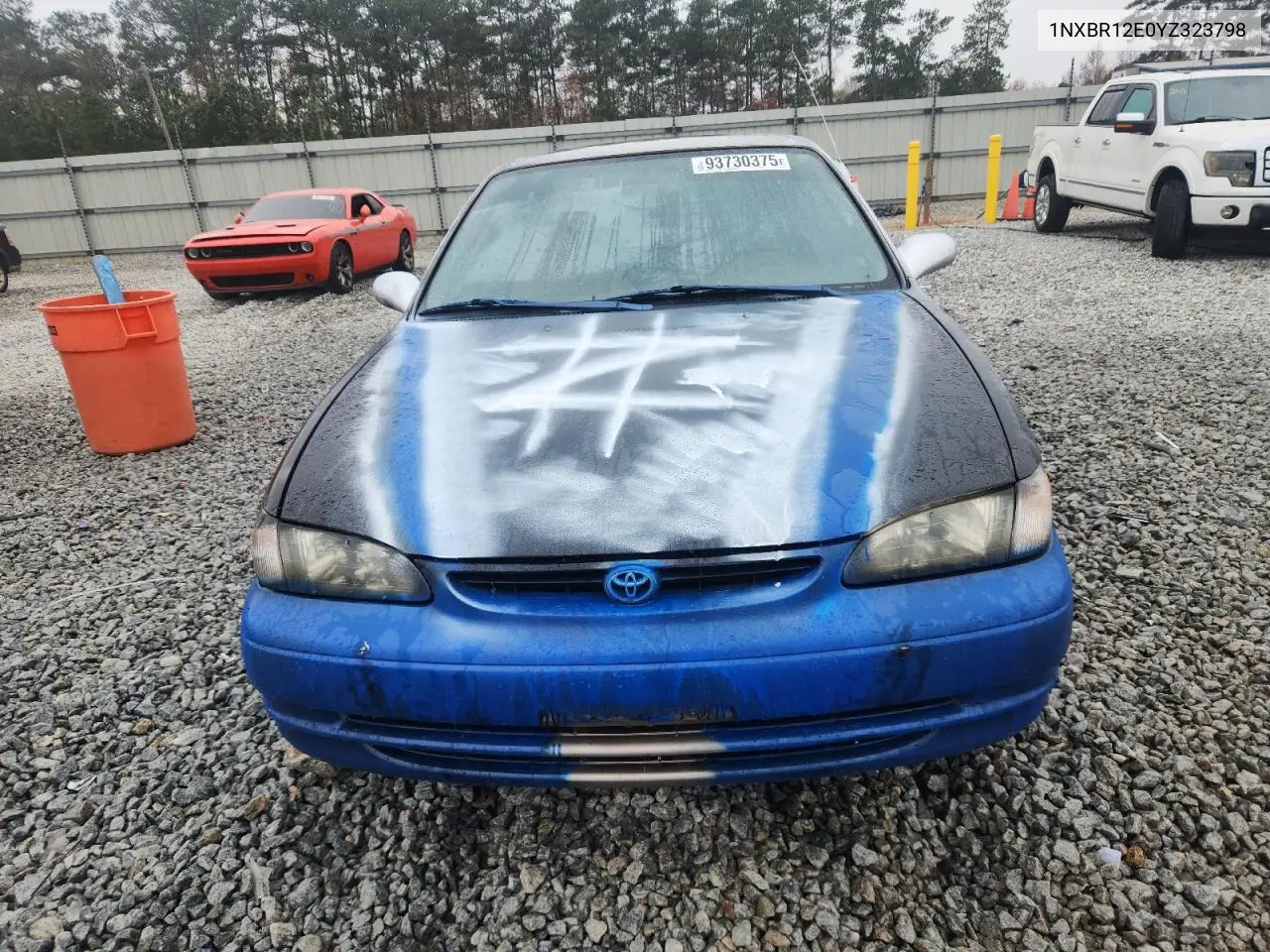1NXBR12E0YZ323798 2000 Toyota Corolla Ve