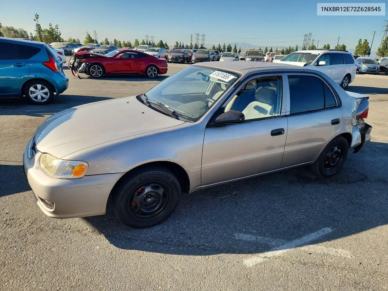 2002 Toyota Corolla Ce VIN: 1NXBR12E72Z628545 Lot: 61631866