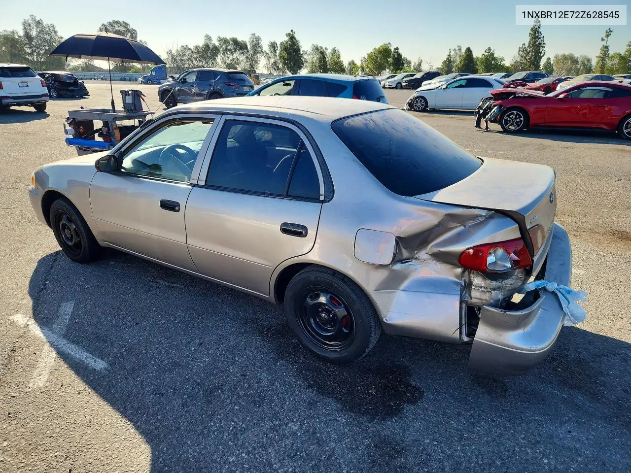 2002 Toyota Corolla Ce VIN: 1NXBR12E72Z628545 Lot: 61631866