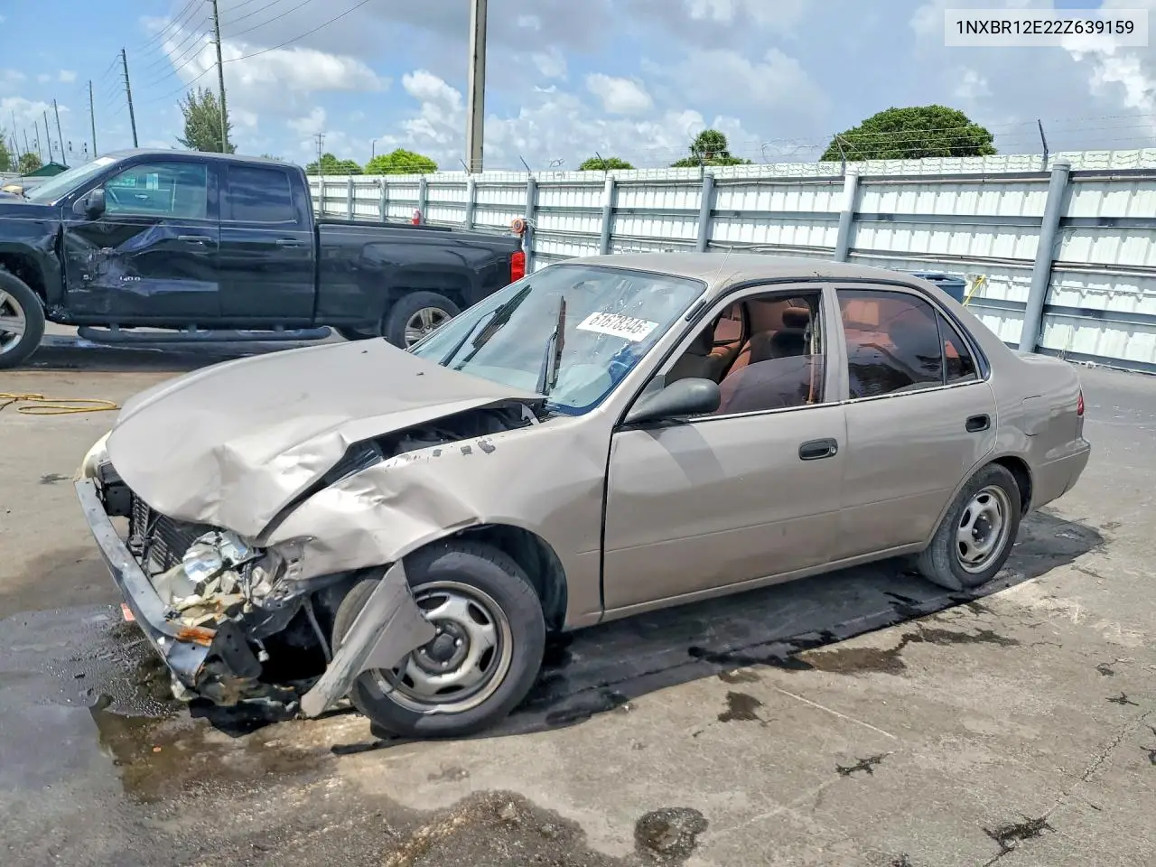 2002 Toyota Corolla Ce VIN: 1NXBR12E22Z639159 Lot: 61678346