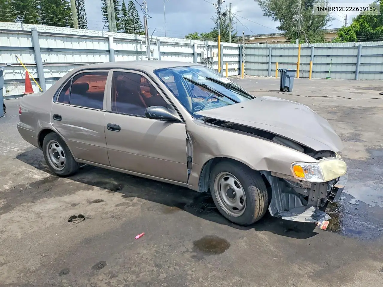 2002 Toyota Corolla Ce VIN: 1NXBR12E22Z639159 Lot: 61678346