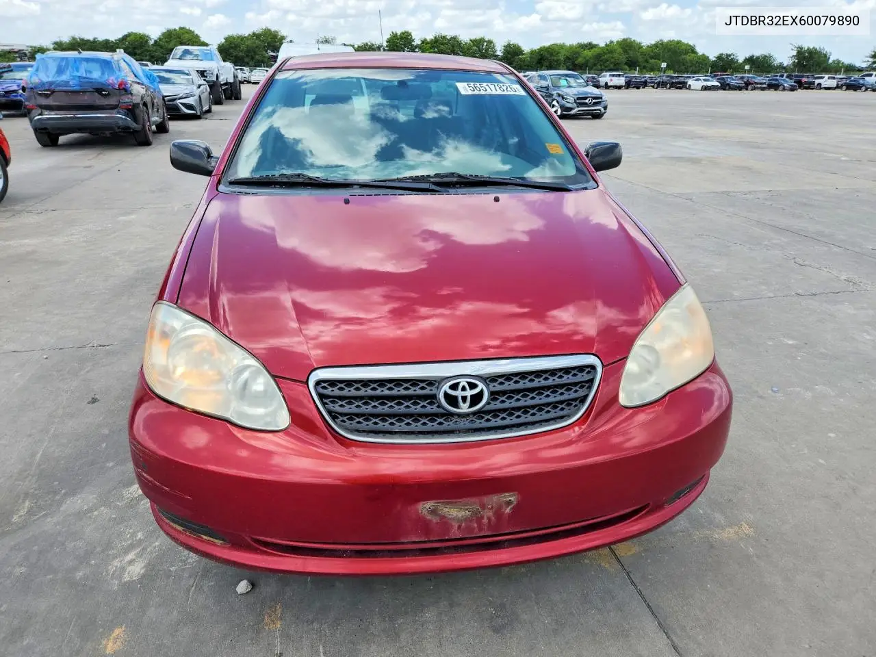 2003 Toyota Corolla Ce VIN: JTDBR32EX60079890 Lot: 56517826