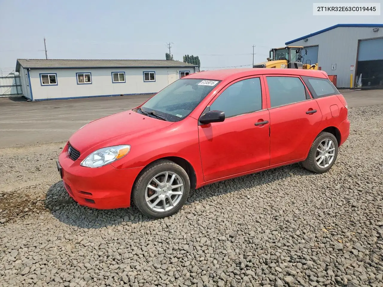 2003 Toyota Corolla Matrix Xr VIN: 2T1KR32E63C019445 Lot: 61349016