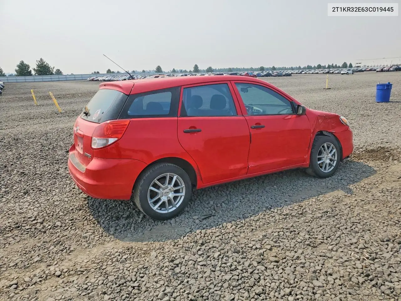 2003 Toyota Corolla Matrix Xr VIN: 2T1KR32E63C019445 Lot: 61349016