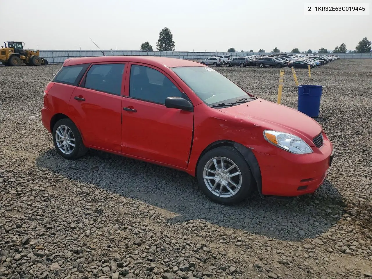 2003 Toyota Corolla Matrix Xr VIN: 2T1KR32E63C019445 Lot: 61349016