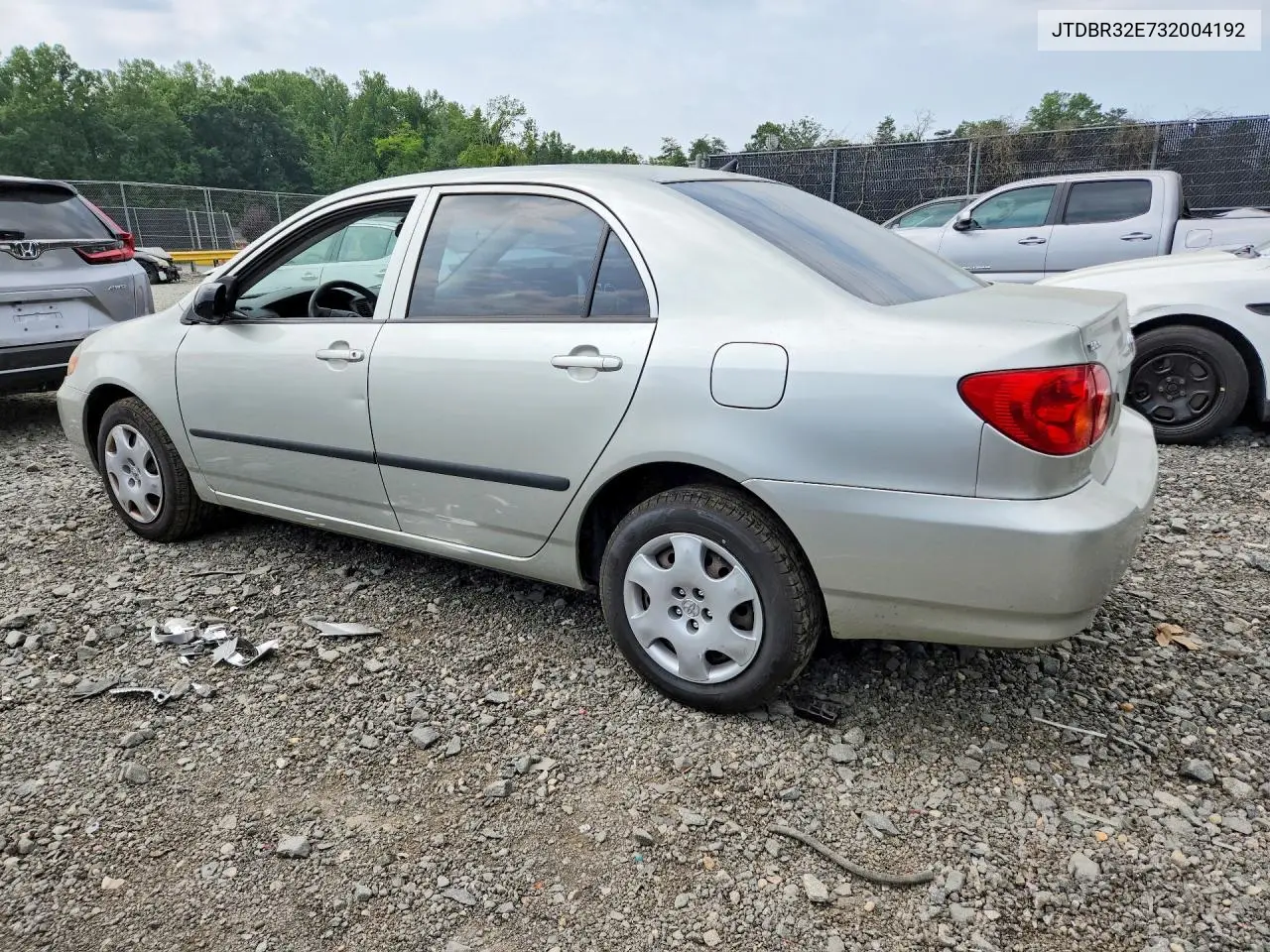 2003 Toyota Corolla Ce VIN: JTDBR32E732004192 Lot: 61769036