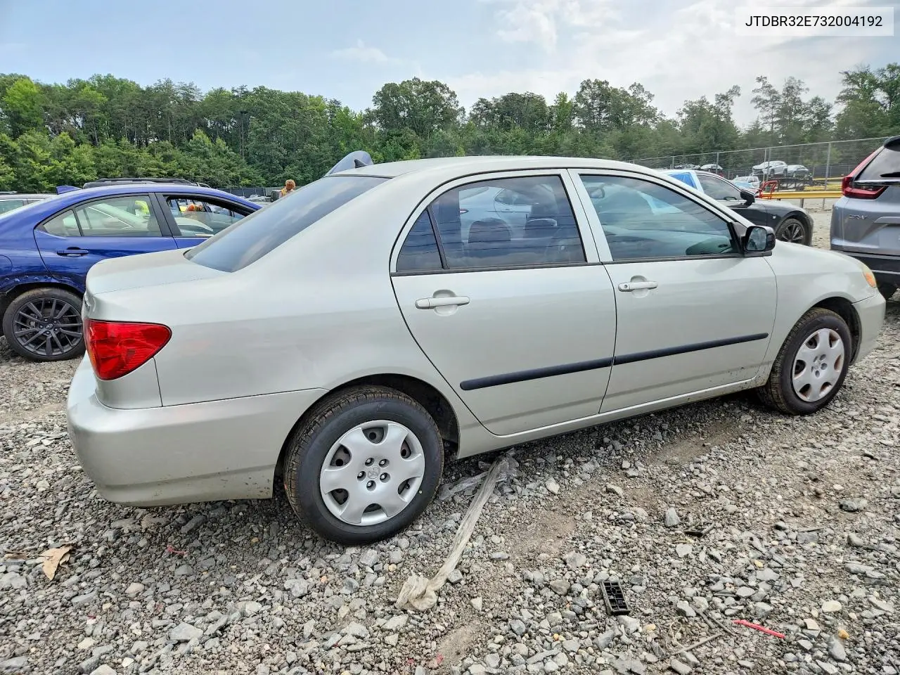 2003 Toyota Corolla Ce VIN: JTDBR32E732004192 Lot: 61769036