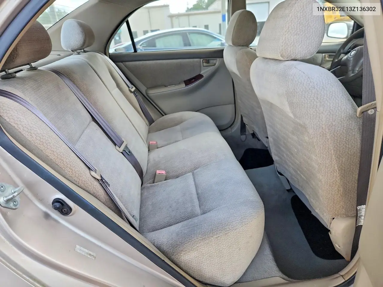 2003 Toyota Corolla Le VIN: 1NXBR32E13Z136302 Lot: 61981036