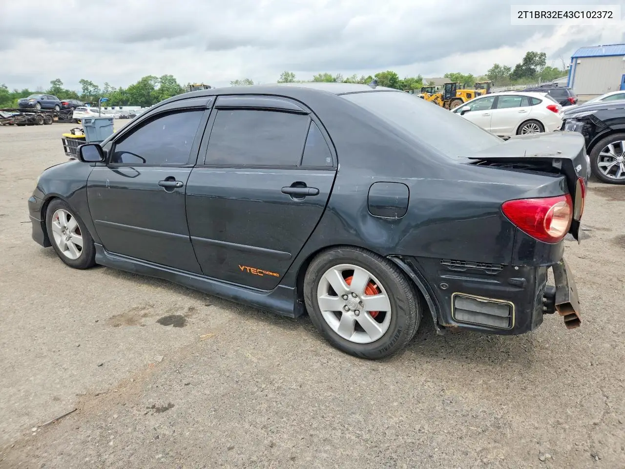 2003 Toyota Corolla VIN: 2T1BR32E43C102372 Lot: 62103846