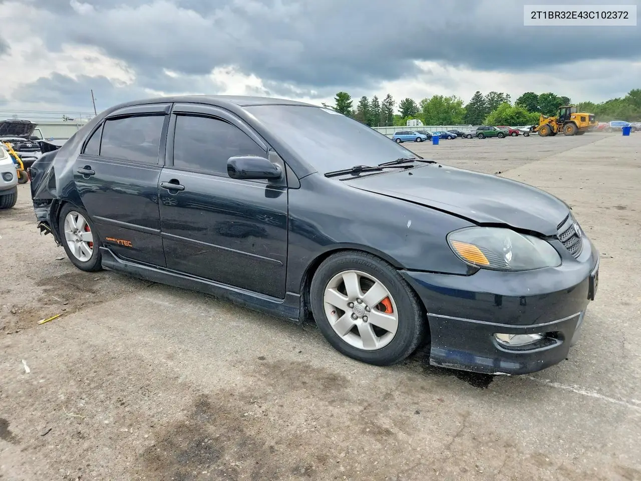 2003 Toyota Corolla VIN: 2T1BR32E43C102372 Lot: 62103846