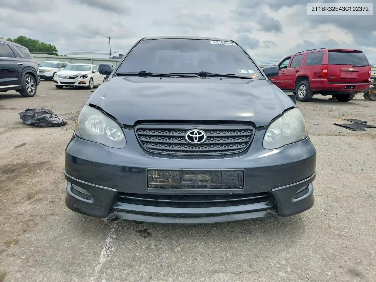 2003 Toyota Corolla VIN: 2T1BR32E43C102372 Lot: 62103846