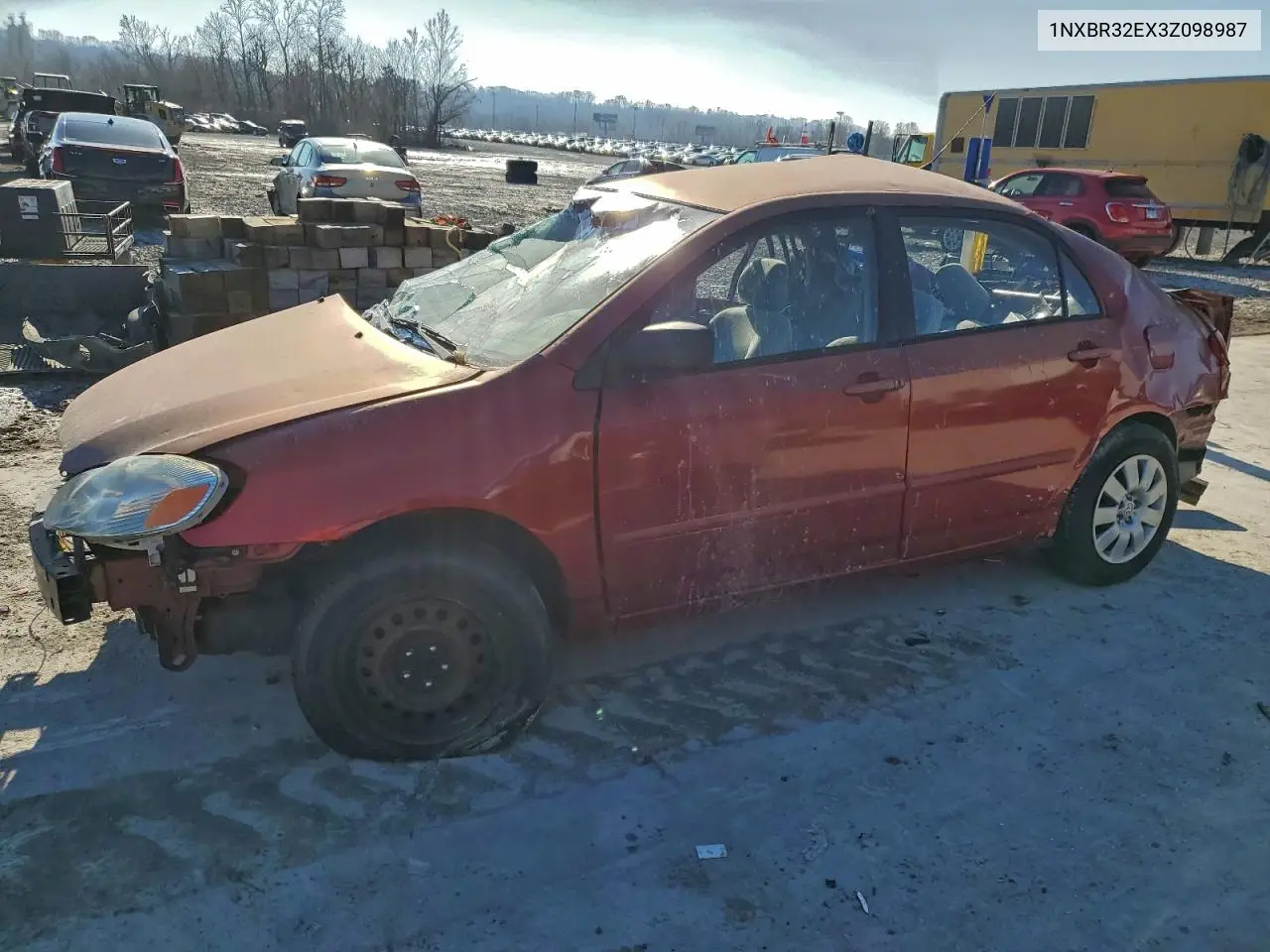 1NXBR32EX3Z098987 2003 Toyota Corolla Le
