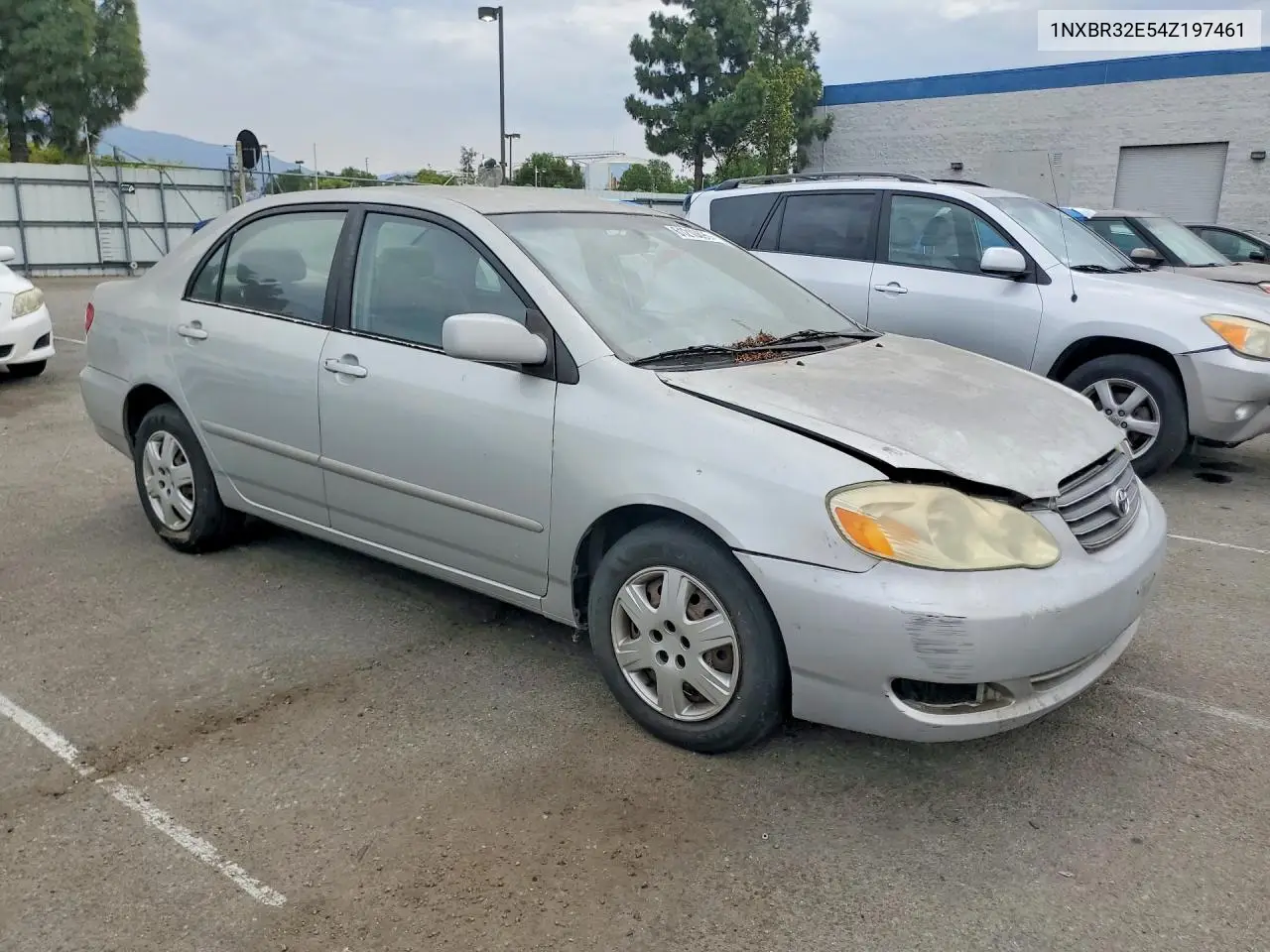 2004 Toyota Corolla Le VIN: 1NXBR32E54Z197461 Lot: 61210696