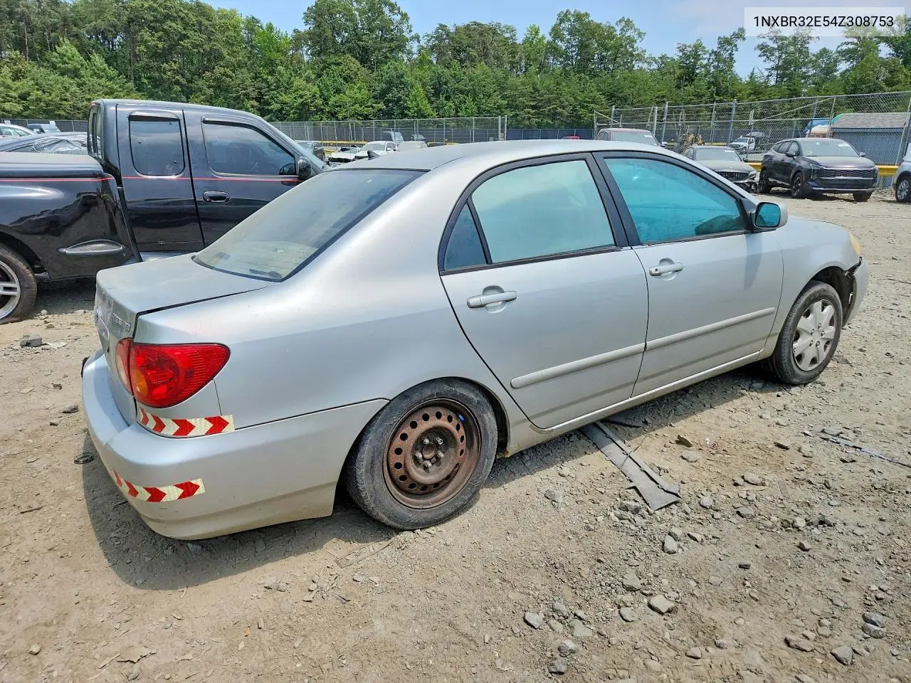 2004 Toyota Corolla Le VIN: 1NXBR32E54Z308753 Lot: 61711956