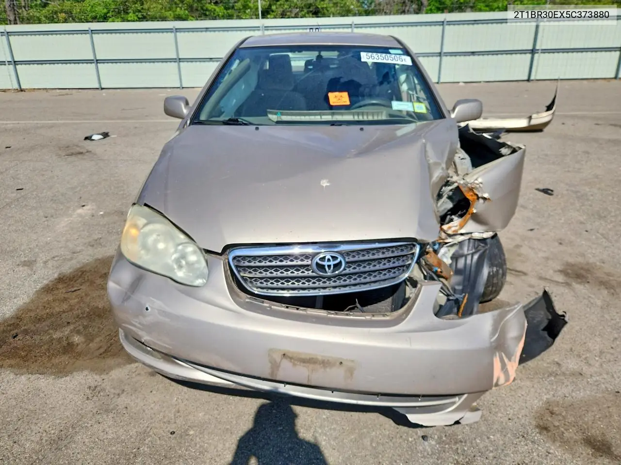 2005 Toyota Corolla Le VIN: 2T1BR30EX5C373880 Lot: 56350506
