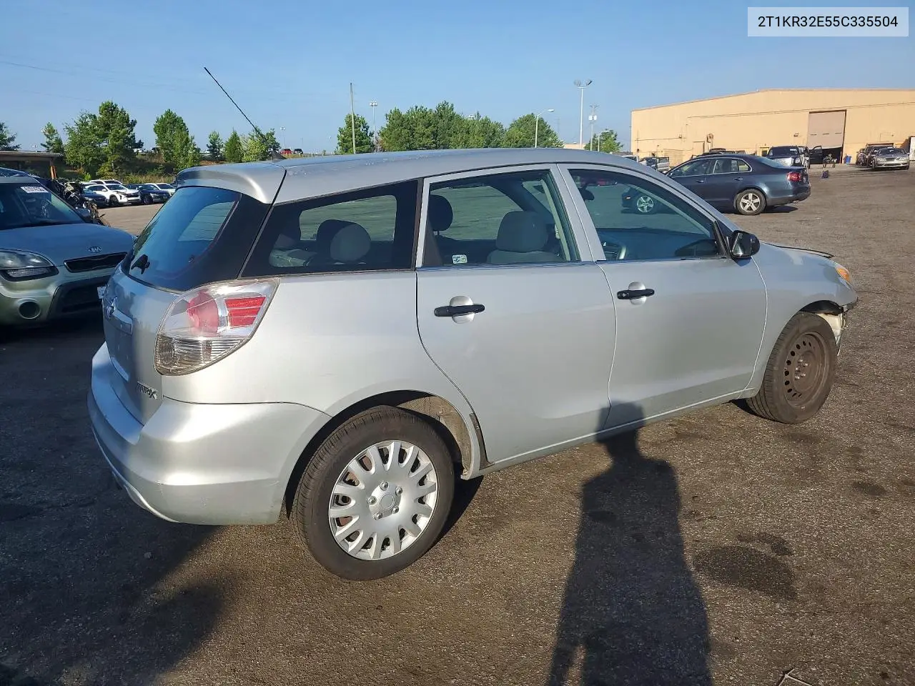 2005 Toyota Corolla Matrix Xr VIN: 2T1KR32E55C335504 Lot: 61557676