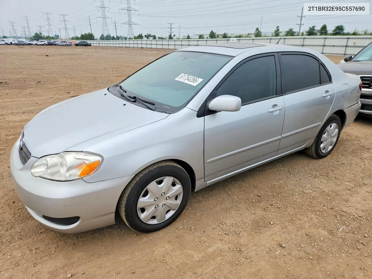 2005 Toyota Corolla Le VIN: 2T1BR32E95C557690 Lot: 61754266