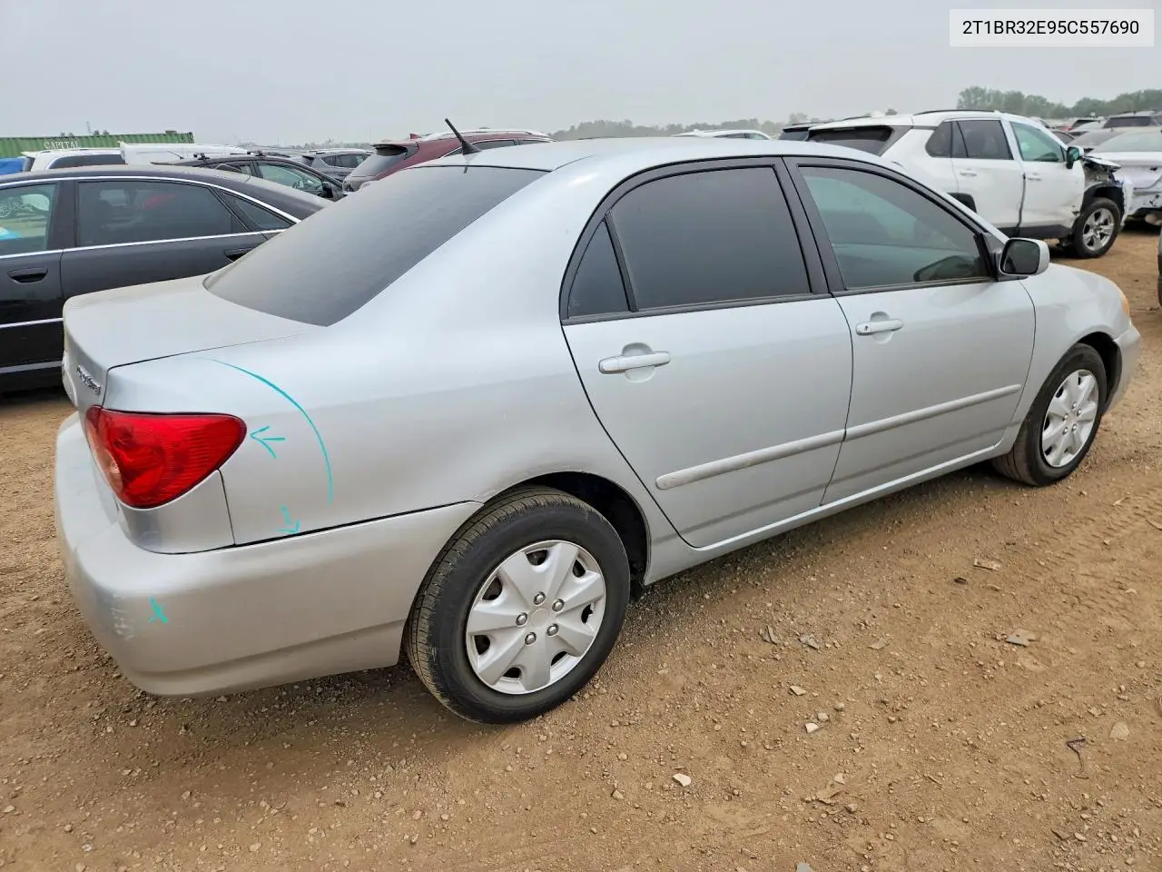 2005 Toyota Corolla Le VIN: 2T1BR32E95C557690 Lot: 61754266