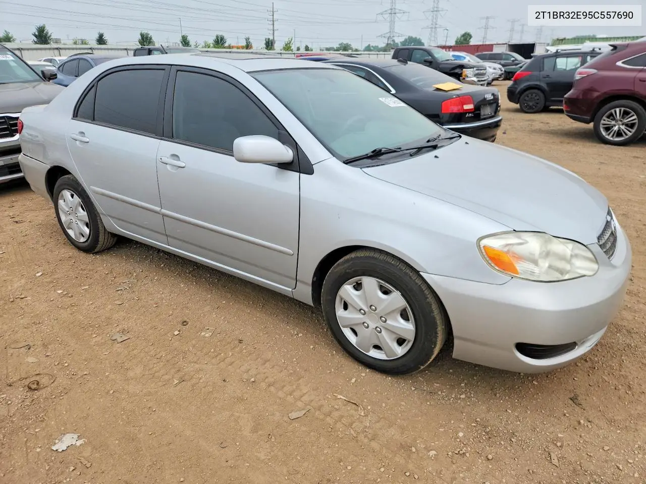 2005 Toyota Corolla Le VIN: 2T1BR32E95C557690 Lot: 61754266