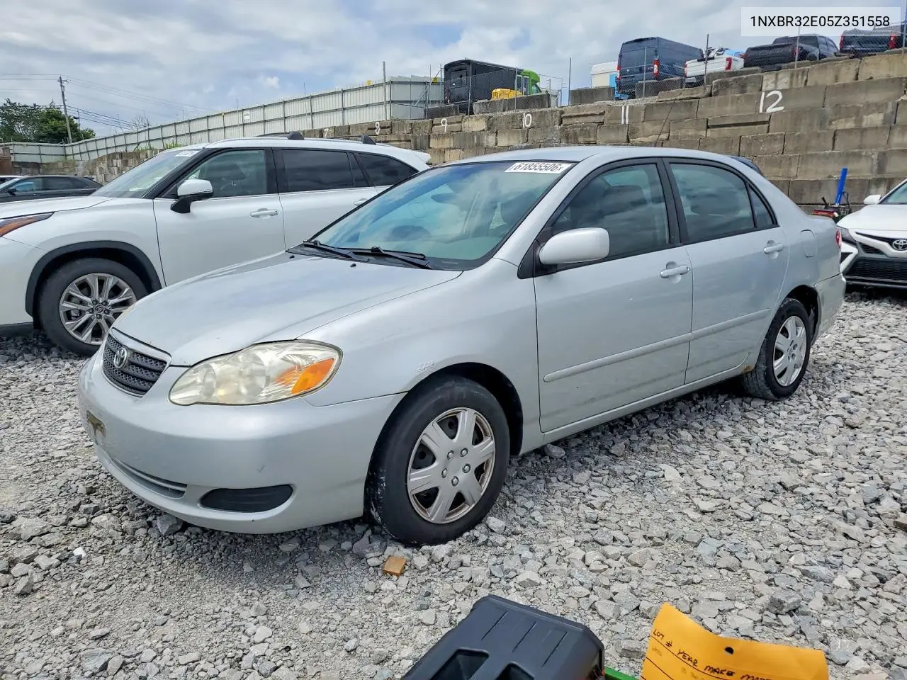 2005 Toyota Corolla Le VIN: 1NXBR32E05Z351558 Lot: 61855506