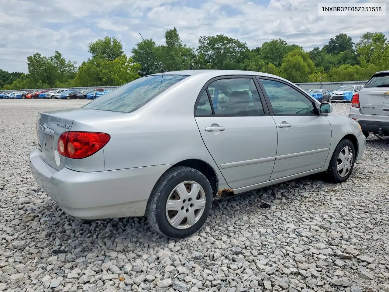 2005 Toyota Corolla Le VIN: 1NXBR32E05Z351558 Lot: 61855506
