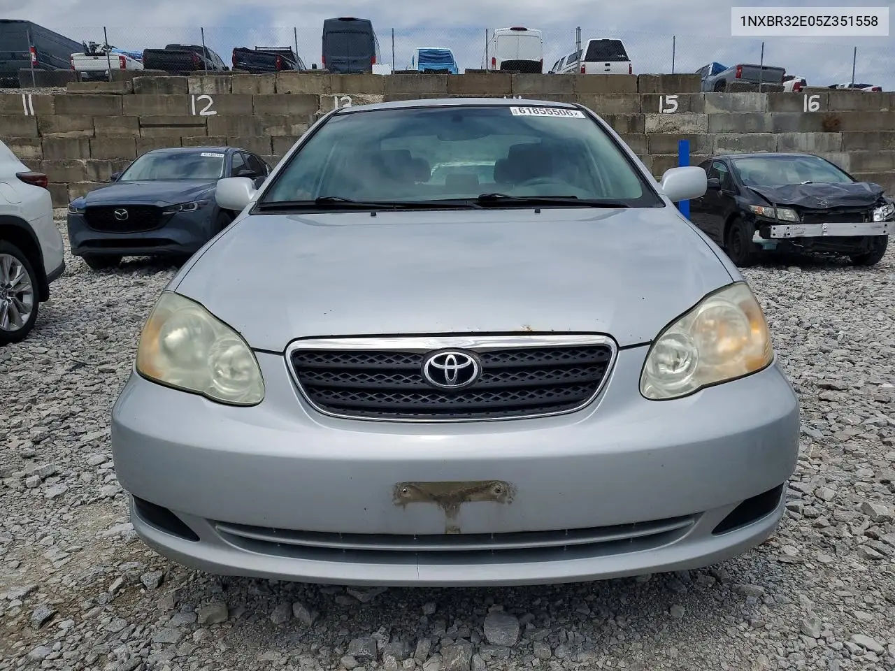 2005 Toyota Corolla Le VIN: 1NXBR32E05Z351558 Lot: 61855506