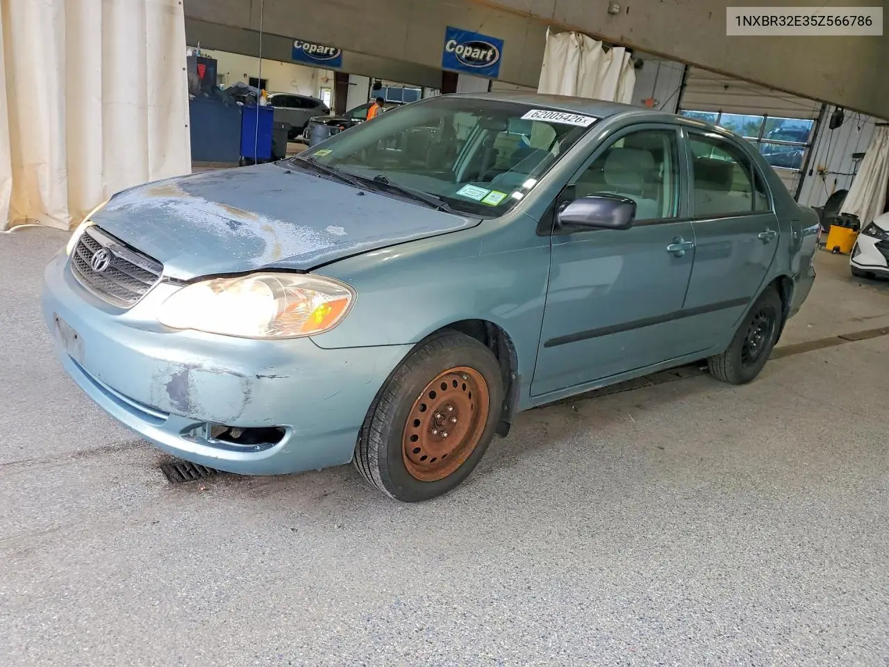2005 Toyota Corolla Ce VIN: 1NXBR32E35Z566786 Lot: 62005426