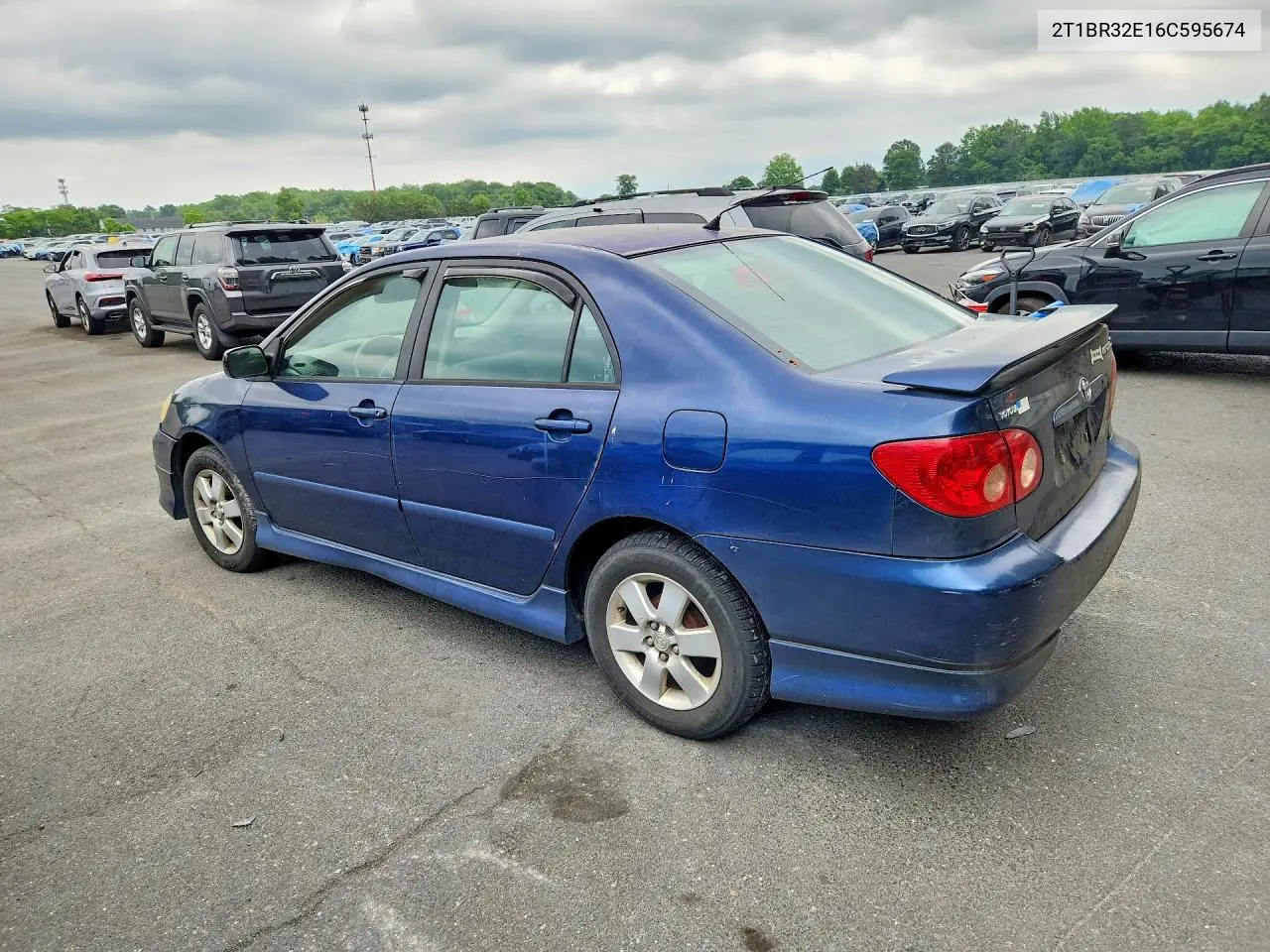 2006 Toyota Corolla S VIN: 2T1BR32E16C595674 Lot: 56862556