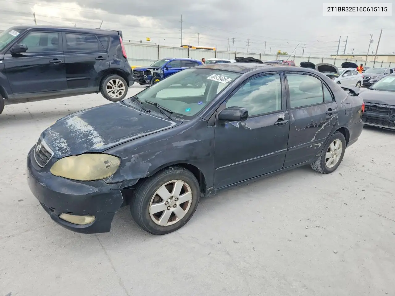 2006 Toyota Corolla S VIN: 2T1BR32E16C615115 Lot: 60720486