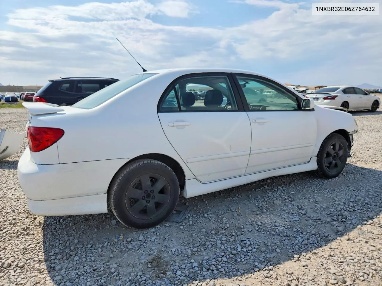 2006 Toyota Corolla S VIN: 1NXBR32E06Z764632 Lot: 60886616
