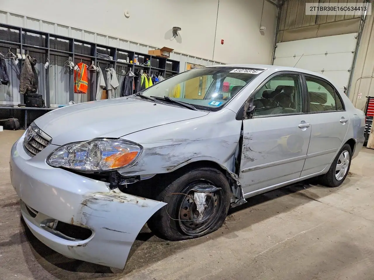 2006 Toyota Corolla Le VIN: 2T1BR30E16C634413 Lot: 61076376