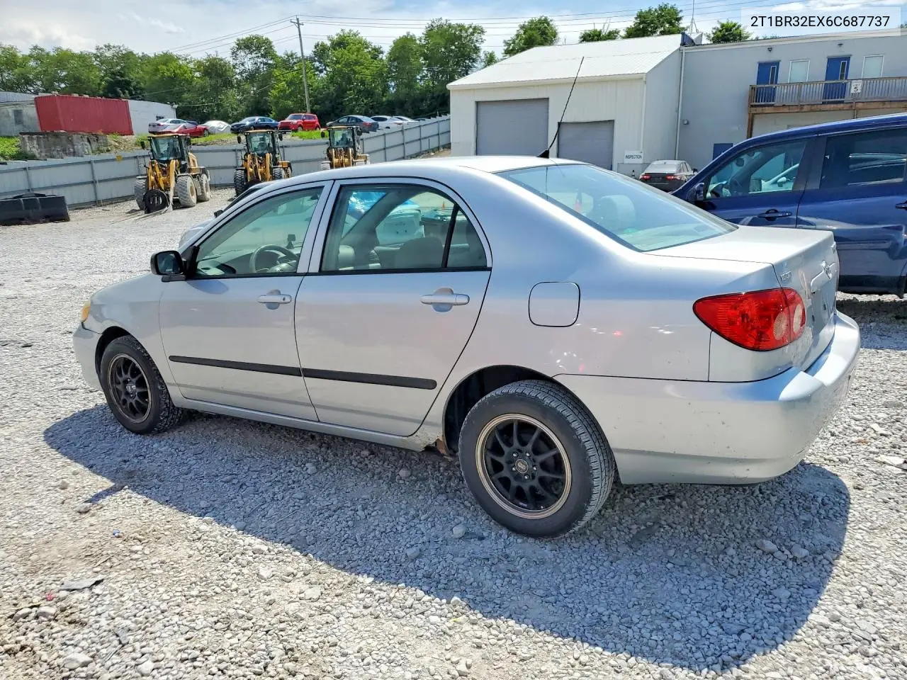 2006 Toyota Corolla Ce VIN: 2T1BR32EX6C687737 Lot: 61250936