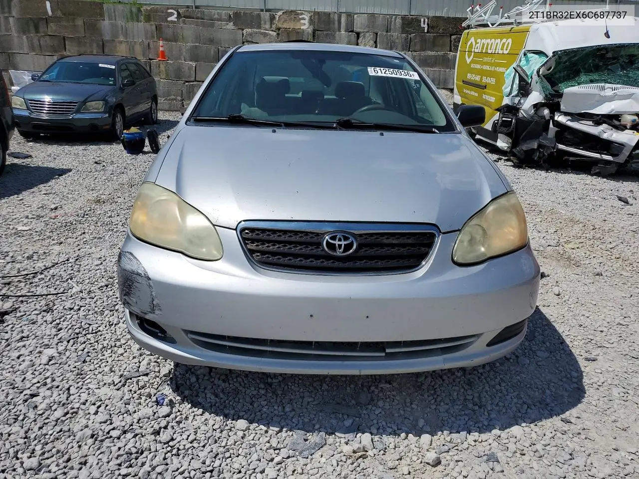 2006 Toyota Corolla Ce VIN: 2T1BR32EX6C687737 Lot: 61250936