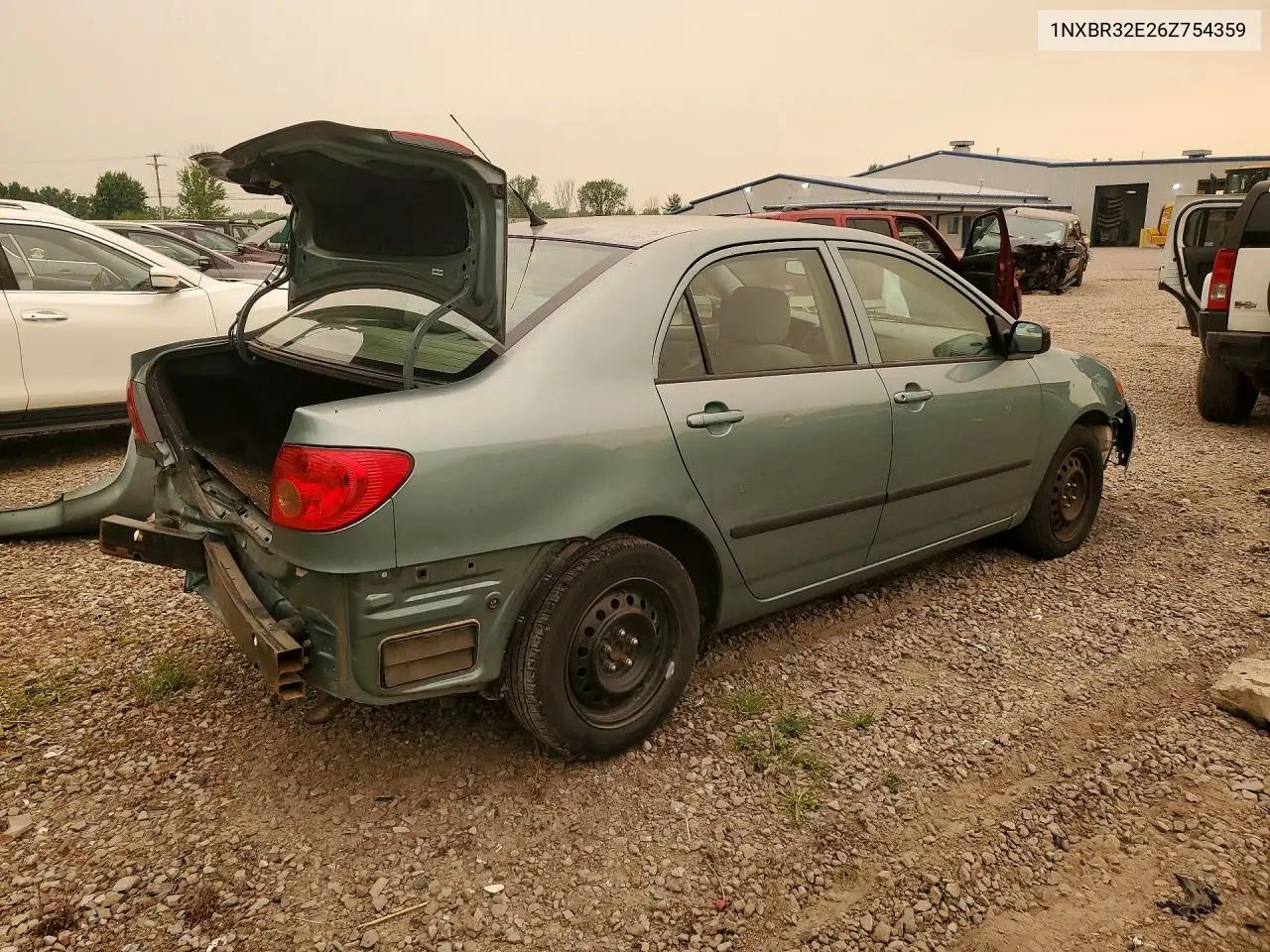 2006 Toyota Corolla Ce VIN: 1NXBR32E26Z754359 Lot: 61331506